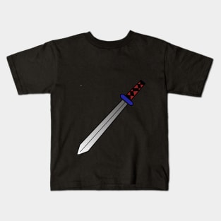 Illustration of a sword Kids T-Shirt
